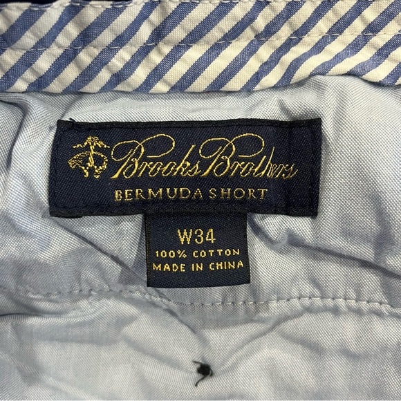 Brooks Brothers Men’s Size 34 Red Sea Turtle Print 10” Bermuda Shorts Cotton - Picture 6 of 7